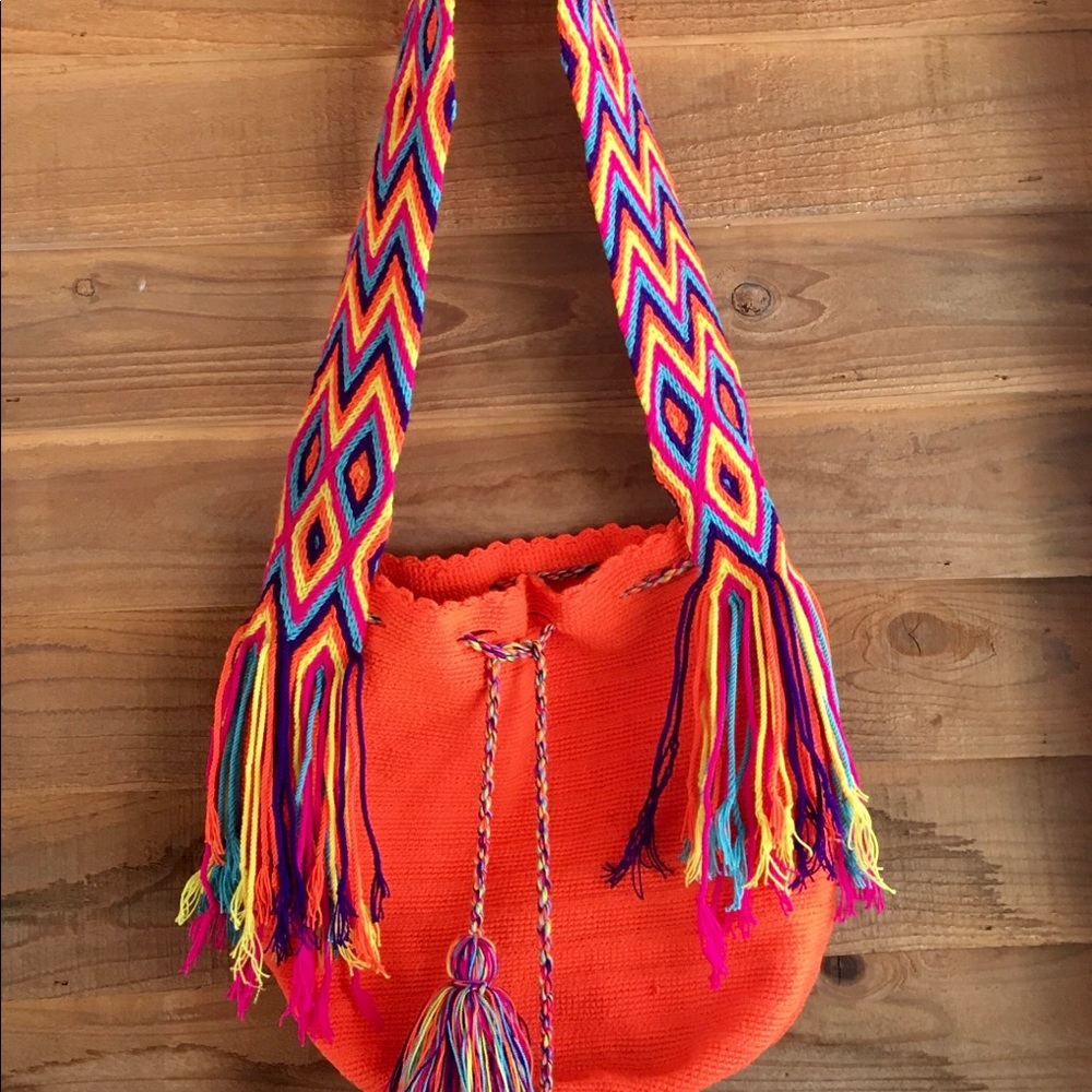 Boho Hippie Crossbody Sack Bucket Tribal Bag